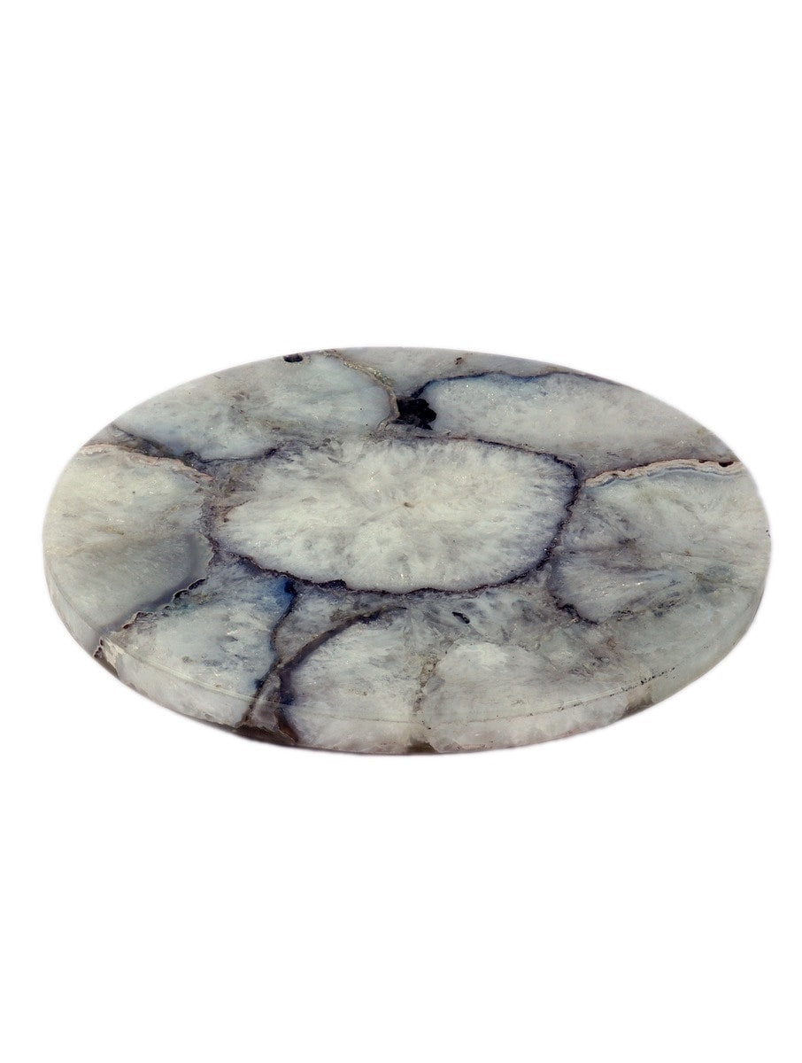 White Marble Round Cheese and Serving Board