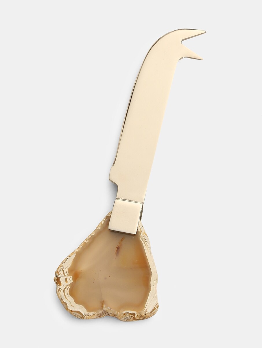 Agate and Marble Cheese Board & Serving Platter with Cheese Knife