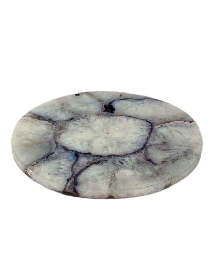 White Marble Round Cheese and Serving Board